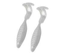 GTYLF Lure Paddle Tail Fishing Lure 16 Cm 2 Pack for Freshwater Shore Casting, River Use, and General Rigging Daily Paddle Tail Fishing Soft Weedless Rig Freshwater Lake River Shore Casting Gear