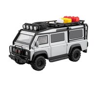 GTYLF Model Toy Vehicle, Die-Cast Build, Light Sound Activation, Pull-Back Action, Roof Rack, Ages 3+ Display Charm Die Cast Toy Vehicle Light Sound Pull Back Off Road Model Opening Door Roof Rack