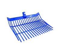 GTYLF Professional Plastics Horse Manures Rakes for Efficient Stable Maintenance Ergonomic Design 18 Angled Tines Hays Pitches Fork Horse Pitchforks Clean Tool