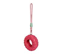 GTYLF Safe Chews Proof Silicones Swing Toy Interactively Colorful Hanging Tire Toy with Adjustable Chain for Pet Exercise Space Saving Rodents Entertainment