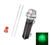 GTYLF Solar Marker Light with Solar Power and Tie on Mounting for Fishing Net, Boat Side, Barrier, and Buoy Warning Use Marker Light Boat Fishing Net Aquaculture Buoy Outdoor Warning Tie on Lamp Lamp