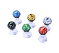 GTYLF Suction Cup Compass Pack, 6 Piece 38mm Ball Pointer, Direction Helper for Camping Dashboard Windshield Adventure Packing, Travel Carry Windshield Value Pack