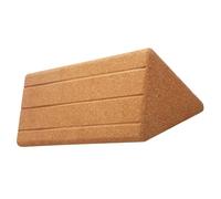 GTYLF Textured Cork Wedges Block Yoga Block for Stretch Assistance, Triangular Slant Design with Grip Lines, Daily Training Item Triangular Cork Slant Yoga Stretching Textured Grip Lines Aid