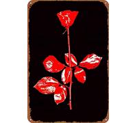 GTZAOB Band Depeche Mode Plaque Poster Metal Tin Sign 8" x 12" Vintage Retro Wall Decor