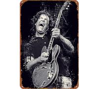 GTZAOB Gary Moore Music Poster Metal Tin Sign Retro Wall Signs for Home Cafe Bar Pub Wall Decor 8x12 inch