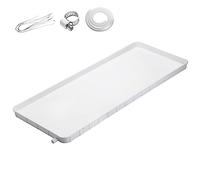 Gtzly Air Conditioner External Unit Condensate Drain Pan, Plastic Drip Pan, Universal Window Air Conditioner Drain Kit, PP5 Air Conditioner Drip Pan with Drain Tubing (Size : 91.5x45cm/36x18in)