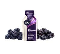 GU Energy Gel with Caffeine - Jet Blackberry, Ideal for Runners Seeking Quick Energy Boost During Training and Races