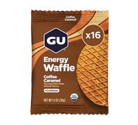 GU Energy Stroopwafels, Caramel Coffee 16 Pack - Dutch Syrup Waffle with Carbs, Amino Acids & Electrolytes - High Energy Snacks for Hiking, Running & Cycling
