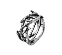 Gu Feng jewelry Accessory Personality Vintage Jesus Thorn Crown titanium ring