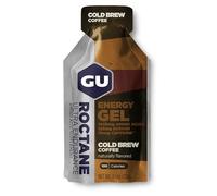 GU Roctane Energy Gels, Cold Brew Coffee 24 Pack - 100 Calorie Energy Gel with Carbohydrates, Caffeine, BCAAs and Electrolytes - Pre-Workout Fuel for Running, Cycling, Triathlon and Endurance Sports