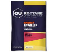GU Roctane Energy & Hydration Drink Mix, Lemon Berry - Energy Drink Powder with 60g Carbs & Electrolytes for Endurance Sports, Running & Cycling - 10 x Vegan Pre-Workout Hydration Powder Sachets