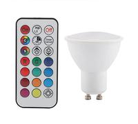 GU10 / 3W LED Light Bulbs, RGB Warm White Color Changing LED Light Bulb, with Remote Control Spotlight, for Corridors, Toilets, Corridors, Hotels, Bars