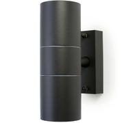 GU10 Anthracite Up & Down Wall Light IP44 Outdoor Twin Dimming Lamp Bulb Fitting