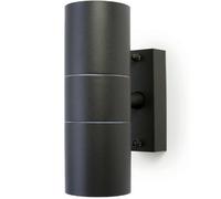 GU10 Anthracite Up & Down Wall Light IP44 Outdoor Twin Dimming Lamp Bulb Fitting