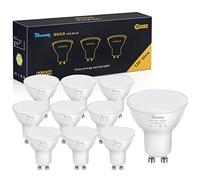 GU10 LED Bulbs 5W, Cool White 6500K Spotlight Bulb Equivalent 40W Halogen Light Bulb, 450LM Daylight Energy Saving Lamps, 120 Degree Wide Beam Angle Non Dimmable LED Light Bulbs, Pack of 10