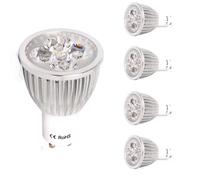 GU10 LED Bulbs Non-Dimmable 6W Cool White 6000K 520lm, 120° Luminous Angle, Lighting Bulbs Equivalent to 40W, AC 220V 230V 240V Energy Saving Spotlight CRI>80+ Frosted Daylight Reflector (5 pieces)