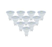GU10 PAR16 4W (52W) 6500K 390lm Non-Dimmable Lamp - 10 Pack