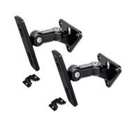 GU15 Stainless Steel Speaker Wall Bracket 1 Pair Heavy Duty Audio Mount Holds Up to 15kg (33lbs) Durable Alloy Hanger for Home Theater Easy Installation