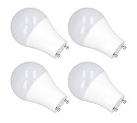 GU24 LED Light Bulbs, A19 Shape, 10W 900LM, 5000K Cool White, 4-Pack