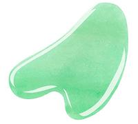 Gua Sha Massage Tool, Natural Jade Gua Sha Stone for Face Massager SPA Skin Caring, Face Sculptor for Eyes, Jawline, Neck and Body Muscle Relaxing and Relieve, Anti-Wrinkle and Anti-Aging