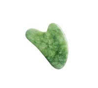 Gua Sha Massage Tool, Natural Jade Scraping Facial Tool for Spa Acupuncture Therapy Treatment On Face Back, Arms, Neck, Shoulder Stone Guasha Neck Beauty Slimming Massager Skin Caring