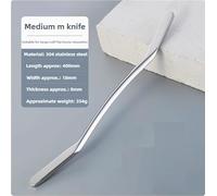 Gua Sha Scraping Massage Tool Tool for Large Muscles Soft Tissue Mobilization 304 Stainless Steel Fascia Knife Large m Knife(M)