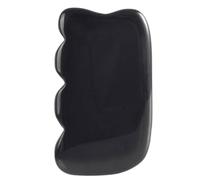 Gua Sha Stone Scraping Massage Tool Natural Black Obsidian Scraper for Body Face Eyes Neck - Gua Sha Scraping Tool, Board
