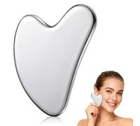 Gua Sha Tool for Muscles, Lymph Drainage Massager for Self Care, Metal Gua Sha Board, Trigger Point Massager for Pain Relief