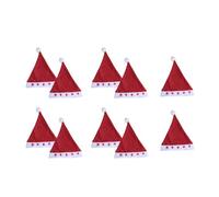 Guaber 10Pieces Festival LED Star Hat With Flashing Lights Elegant Christmas Party Star Charm For Adults Holiday Decoration Musical Festival Santa