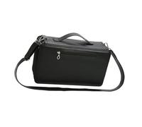 Guaber 120 Slots Leather Marker Case with Shoulder Strap Large Capacity Multi-Layer Markers Holder Carrying Bag for Paint Brush Marker Organizers
