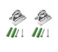 Guaber 2 Pieces Metal Loop Wall Plate Hooks for Movie Theaters and Hotels VIP Rope Management Hook Practical Zincs Alloy Hangers Grand Opening Hook