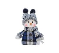 Guaber 2024 New Christmas Decorations Blue Series Snowman Doll Gift Craft Home Decor 2024 Happy New Year Decorations
