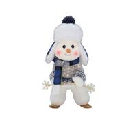 Guaber 2024 New Christmas Decorations Blue Series Snowman Doll Gift Craft Home Decor 2024 Happy New Year Decorations