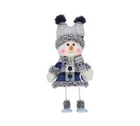 Guaber 2024 New Christmas Decorations Blue Series Snowman Doll Gift Craft Home Decor 2024 Happy New Year Decorations