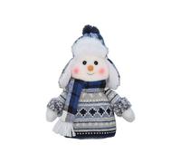 Guaber 2024 New Christmas Decorations Blue Series Snowman Doll Gift Craft Home Decor 2024 Happy New Year Decorations