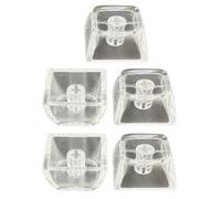 Guaber 5/10pcs 1U Keycaps Set XDA Height Transparently With Backlit For Personalizing Mechanical Keyboards Enhances Typing Clear Keycap Backlit