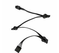 Guaber 6Pin To 4 Port 4Pin Adapter Cable Power Unit Extension For Desktop Assembly And Servers Maintenance Data Transmission