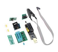 Guaber Advanced CH341A USB Programming Set For 24 25 Series Flashing BIOS With SOIC8 Test Clip And SOP8 SOIC8 To DIP8 Adapter Memory Programmer