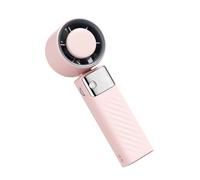 Guaber Air Cooling Fan Travel Small Desk LED Display Small Pocket Quiet With 3000mAh Battery ABS Texture Desk Cooling Fan