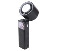 Guaber Air Cooling Fan Travel Small Desk LED Display Small Pocket Quiet With 3000mAh Battery ABS Texture Desk Cooling Fan