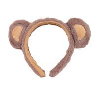Guaber Bear Headbands Halloween Cartoon Hairbands Plush Hair Hoop Headbands Cosplay Party Hair Accessory For Party Spa Headband For Washing Face
