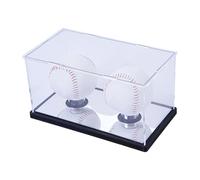 Guaber Clear Baseball Display Cube Acrylic Storage Box With Protective Cover & Easy Assembly Acrylic Waterproofs Cubes Baseball Box
