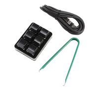 Guaber Customizable 6 Keypad Mechanical Computer Game Keyboards With Macros Programming And LED Lighting USB Keypad