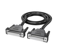 Guaber DB25 Data Cord Male Female Extension Cable 26AWG Temperature Resistant Printer Computer Data