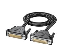 Guaber DB25 Data Cord Male Female Extension Cable 26AWG Temperature Resistant Printer Computer Data
