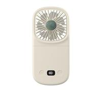 Guaber Foldable Desk Fan Small Outside Travel 1200mAh Bedroom Office Air Cooling Handheld For Bedroom Small Cooling Fan For Office Use