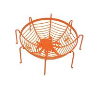 Guaber Halloween Spiders Web Fruit Bowls Decorative Spiders Web Bowl Cobweb Shape Holder Candy Baskets Home Part Ornament Halloween Baskets Decorations
