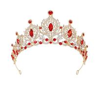 Guaber Luxurious Princess Hair Hoop Girl Birthday Party Elegant Pageant Water Drop Crystal Girl Wedding Costume Headwear Prom Crown