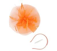 Guaber Medieval 2in1 Feather Flower Headband Hairpin Woman Cosplay Performances Headpiece Festival Party Costume Props Headbands No Slip Fashion For Women Carnival Headpiece Halloween Cosplay Party