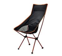Guaber Outdoor Fishing Chair Compact Camp Backrest Folding Camping BBQ Chairs Padded Arm Outdoor Chairs For Adults